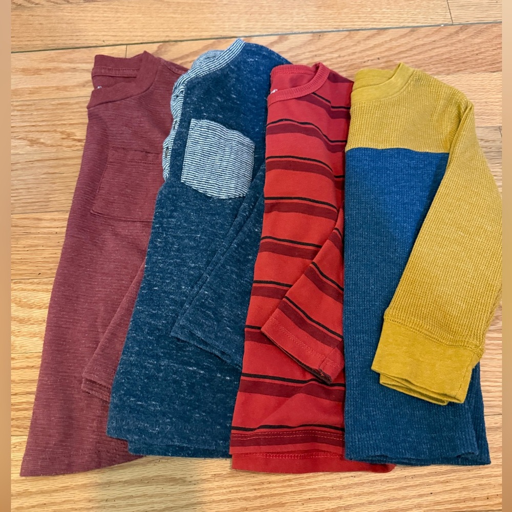 Colorful Long Sleeve Shirts Bundle
